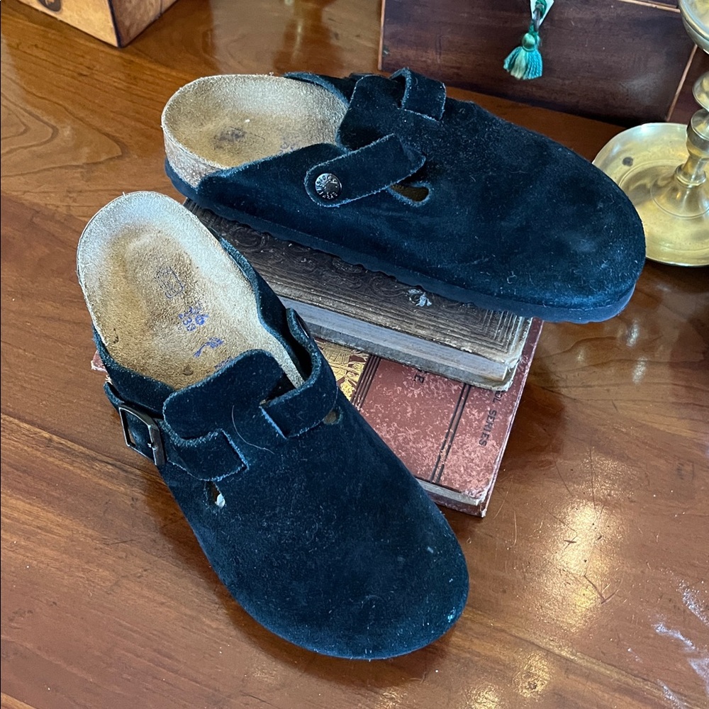BIRKENSTOCK BOSTON SUEDE SOFT FOOTBED - Picture 4 of 9